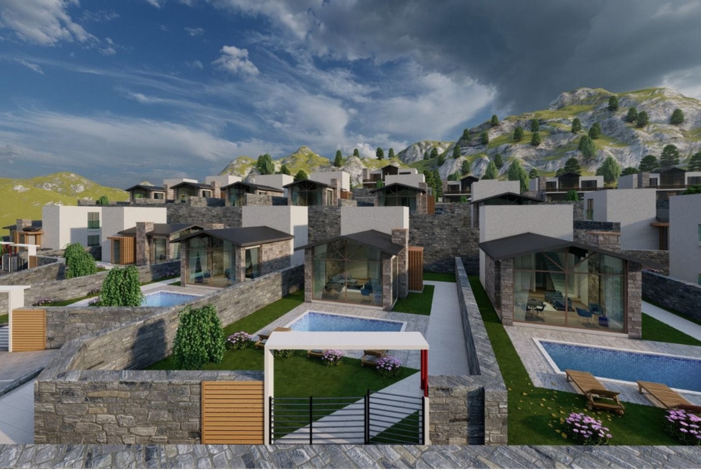 New Villa Complex in Yalikavak Slide Image 2