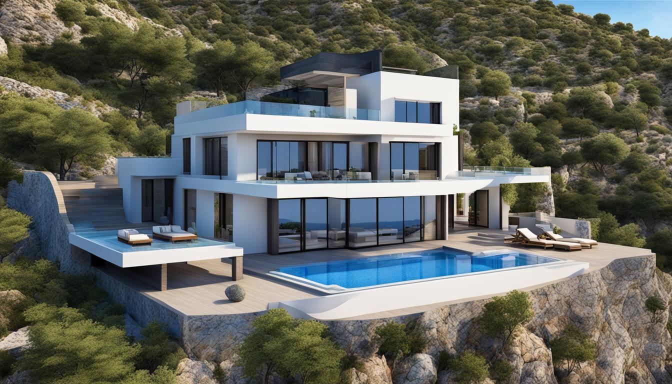Luxurious Bodrum villa overlooking the Aegean Sea