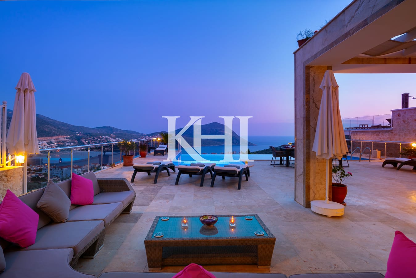 Detached Villa For Sale With Panoramic Kalkan View Slide Image 11
