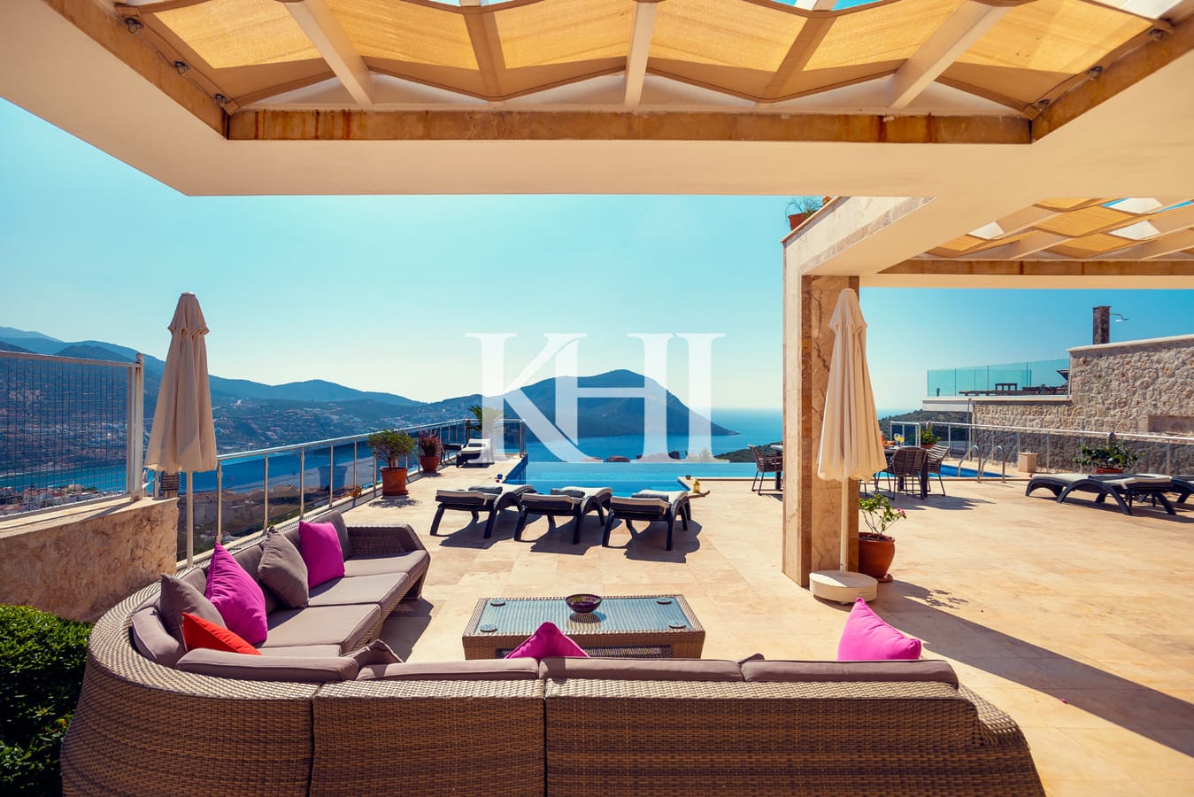 Detached Villa For Sale With Panoramic Kalkan View Slide Image 20