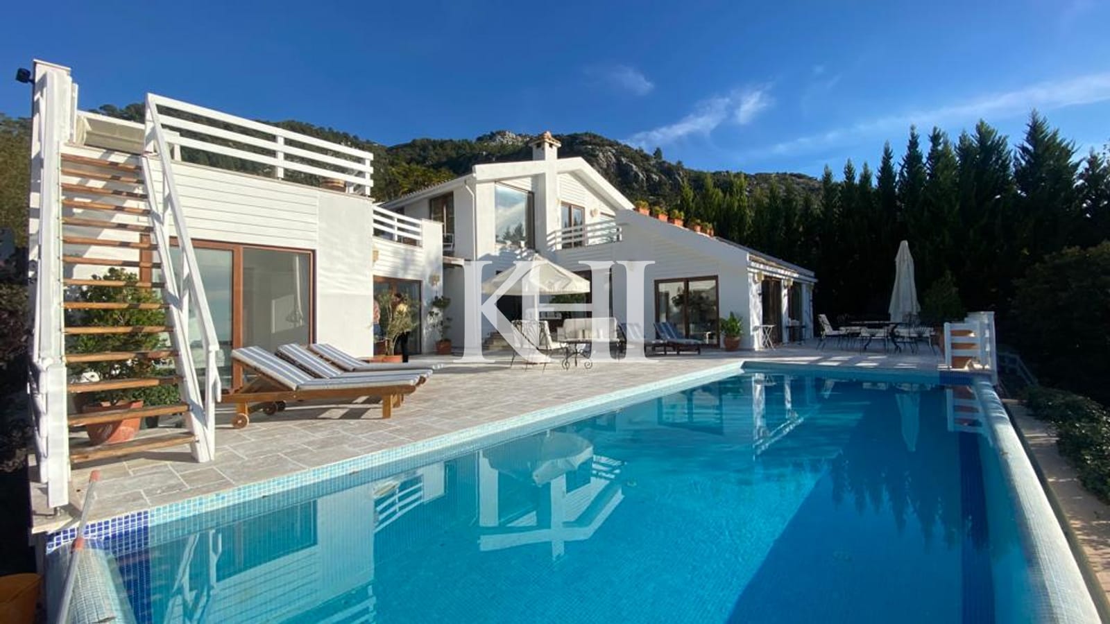 Secluded Mountain House in Kalkan
