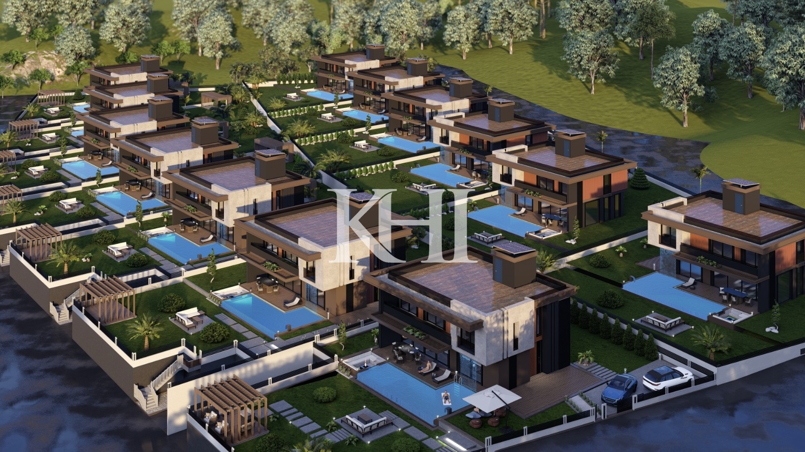 Modern Luxury Villas in Kusadasi Slide Image 6