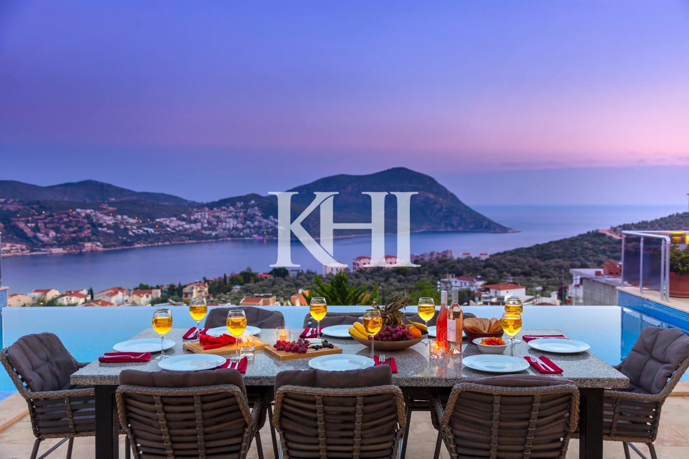 Detached Villa For Sale With Panoramic Kalkan View Slide Image 2