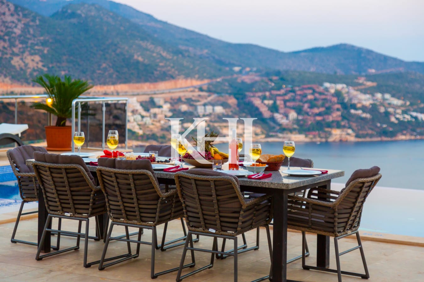 Detached Villa For Sale With Panoramic Kalkan View Slide Image 1