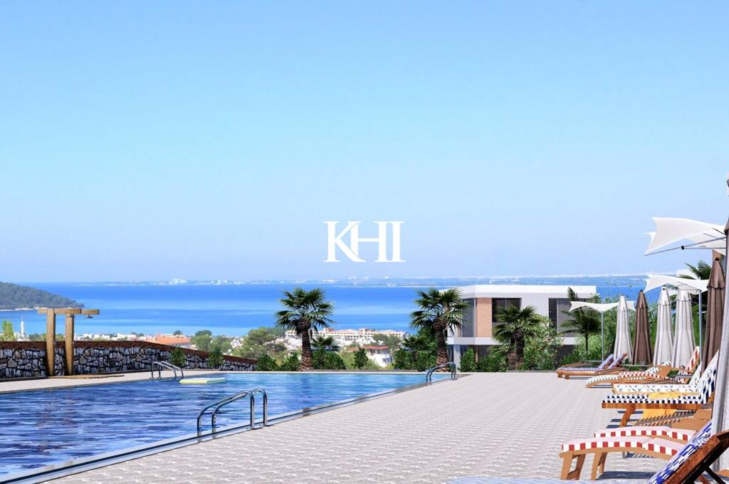 Detached Akbuk Villas For Sale With Sea Views Slide Image 15