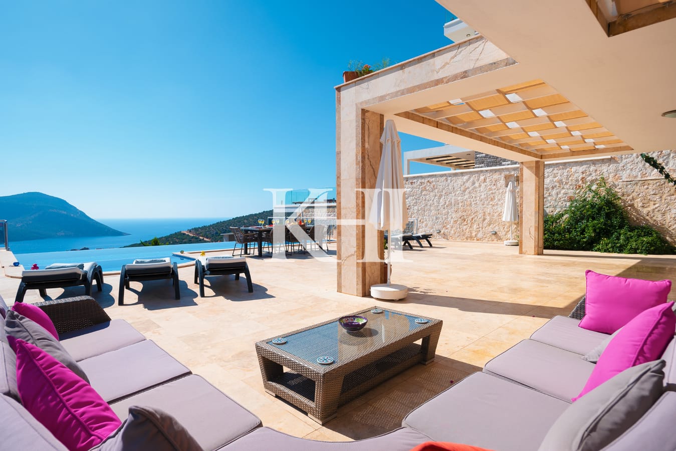 Detached Villa For Sale With Panoramic Kalkan View Slide Image 21