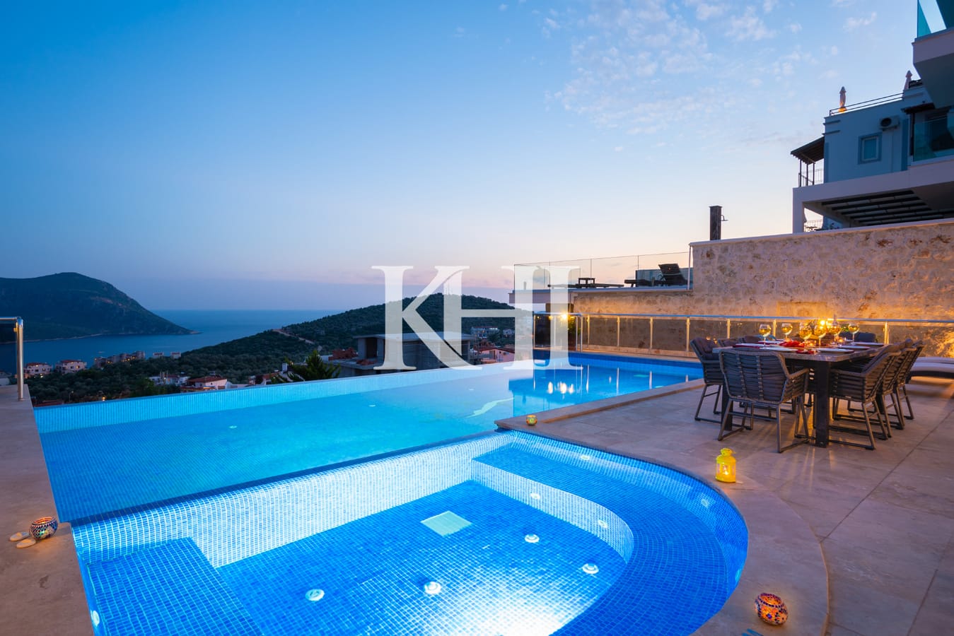 Detached Villa For Sale With Panoramic Kalkan View Slide Image 14
