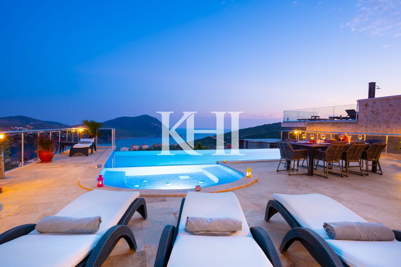Detached Villa For Sale With Panoramic Kalkan View Slide Image 13